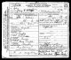 Death certificate for Young Robert Barron (1857-1921)